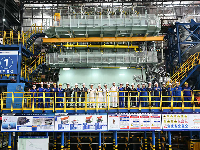 Testing of the X72DF-A engine was completed at CSSC Engine Co. (CSE),
