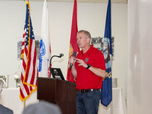 FMD CEO George Whittier addresses Talent Pipeline Program (TPP) Signing Day event