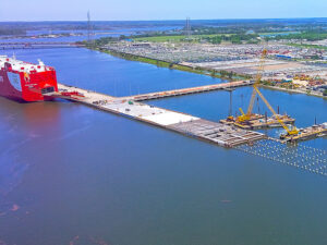 New Berth 21 will be Blount Island’s third dedicated vehicle berth. [Photo: JAXPORT[