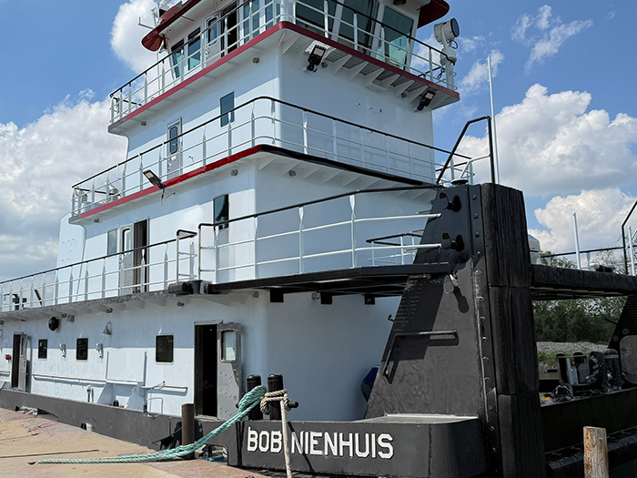 The M/V Bob Nienhuis was built at Intracoastal Iron Works in Bourg, La., as part of the company’s ongoing 11-boat program.