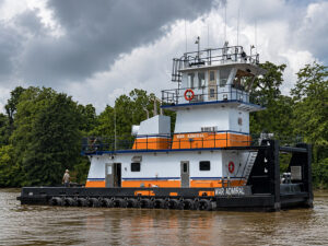 Turn Services, New Orleans, La., has added the M/V War Admiral as the second vessel completed in an ongoing eight-vessel construction program.